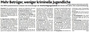 Strafverfolgung NRW 10 Jahre