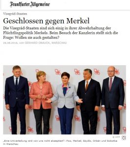 Geschlossen gegen Merkel