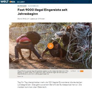 9000 illegal eingereiste