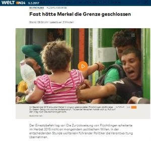 Merkel Grenze fast geschlossen