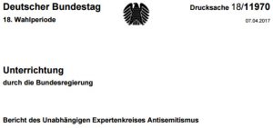 Logo Studie Antisemitismus