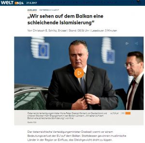 Schleichende Islamisierung Balkan