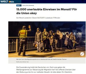 15000 unerlaubte Einreisen